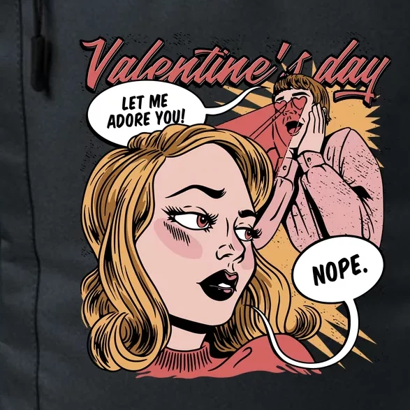 Anti Valentines Day Feminist Comic Daily Commute Backpack