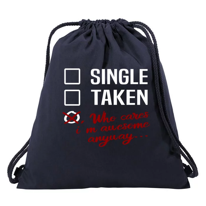 Anti Valentines Day Singles Awareness Day Cool Gift Drawstring Bag