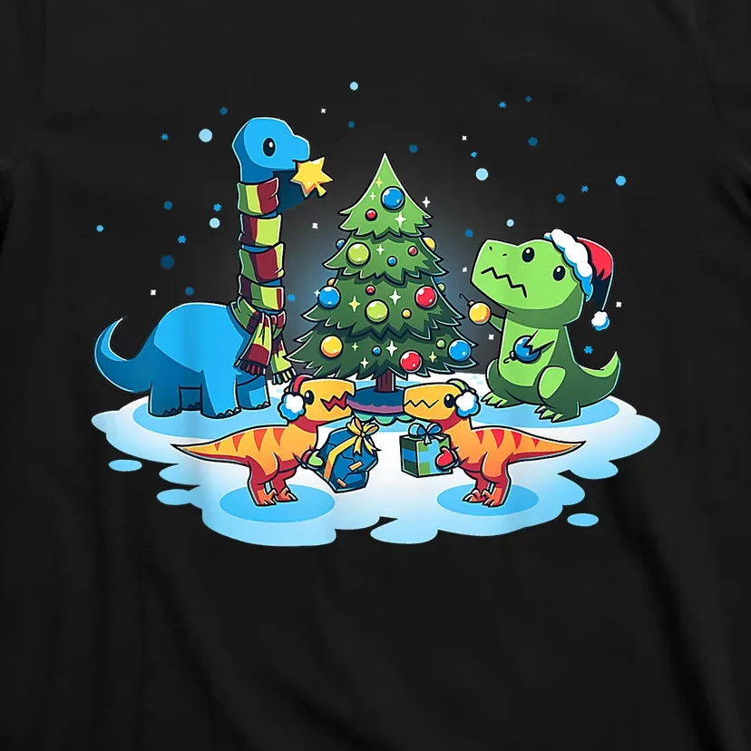 A Very Dino Christmas Funny Dinosaurs Christmas Holiday Xmas T-Shirt