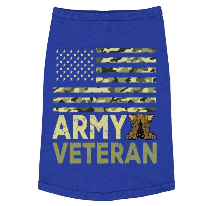 Army Veteran Day For Proud Veteran Grandpa Dad Veteran Day Gift Doggie Tank