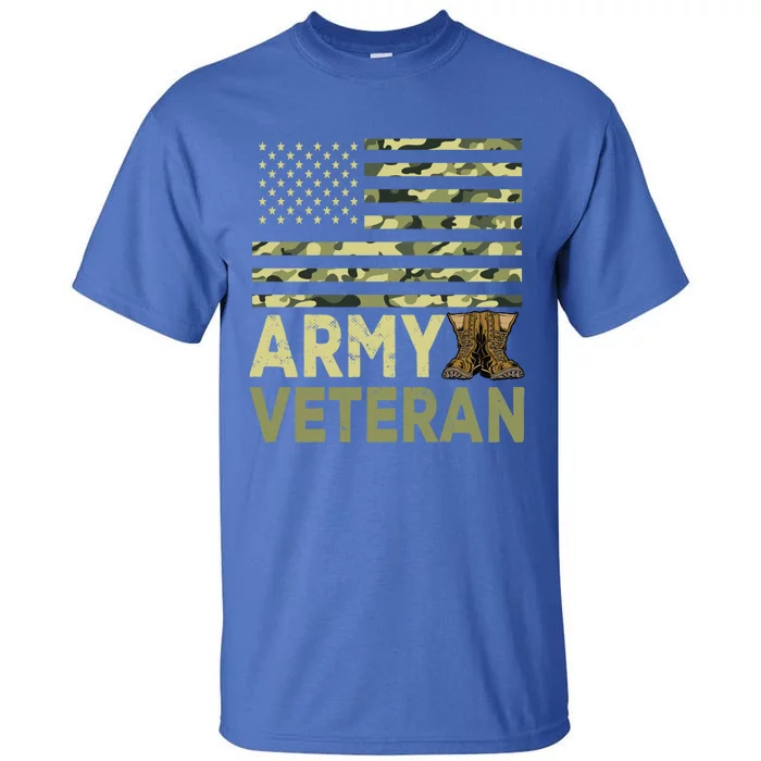 Army Veteran Day For Proud Veteran Grandpa Dad Veteran Day Gift Tall T-Shirt