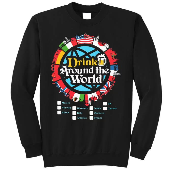 Adult Vacation Drinking Showcase Tall Sweatshirt