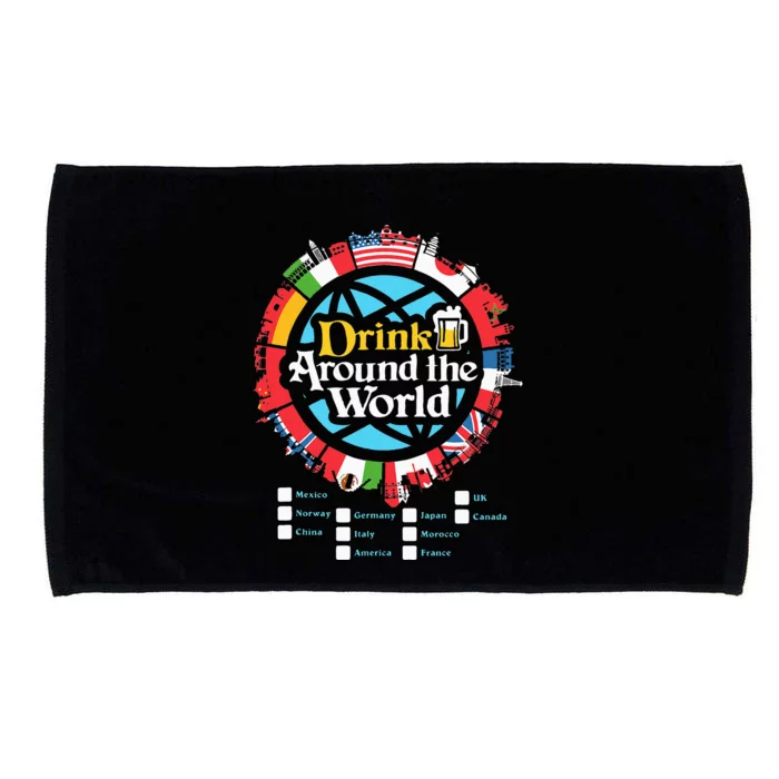 Adult Vacation Drinking Showcase Microfiber Hand Towel