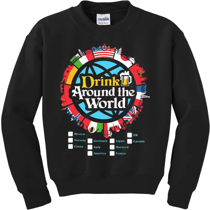 Adult Vacation Drinking Showcase Kids Sweatshirt