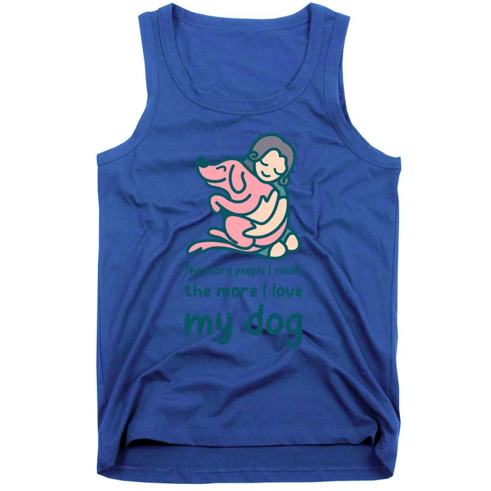 Anti Valentine Day Dog Lover Gift Tank Top