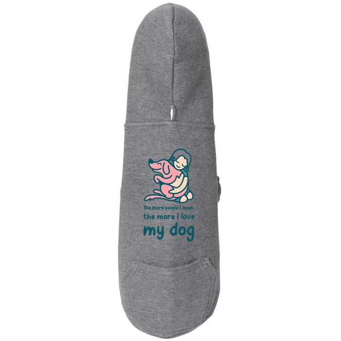 Anti Valentine Day Dog Lover Gift Doggie 3-End Fleece Hoodie