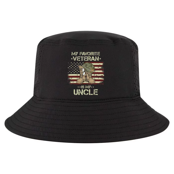 Army Veterans Day My Favorite Veteran Is My Uncle Cool Comfort Performance Bucket Hat