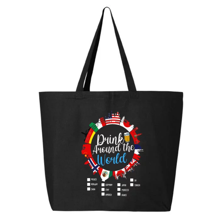 Adult Vacation Drinking Countries International National 25L Jumbo Tote