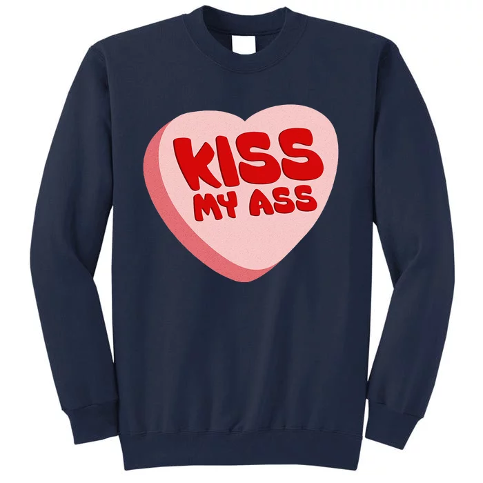 Anti Valentine's Day Funny Valentine Heart Candy Tall Sweatshirt