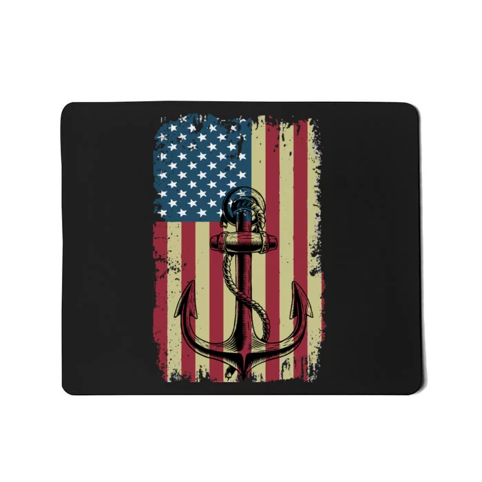 Anchor Veterans Day T Mousepad