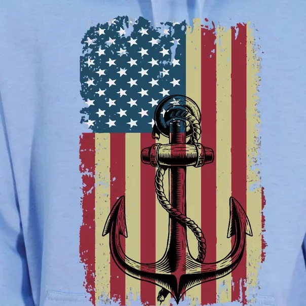 Anchor Veterans Day T Unisex Surf Hoodie