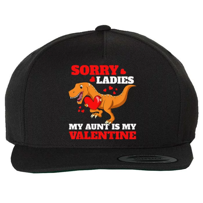 Auntie Valentines Day For Aunt Is My Valentine Wool Snapback Cap