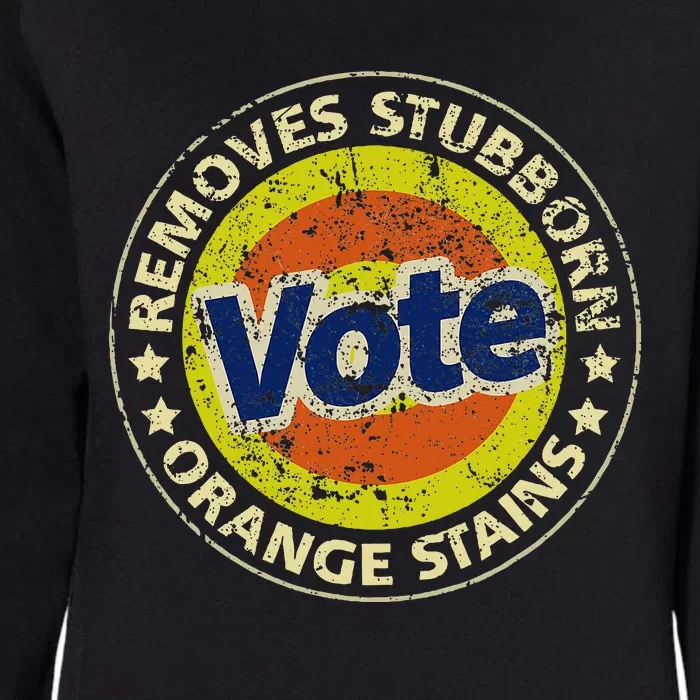 Antitrump Vote Detergent Funny Womens California Wash Sweatshirt