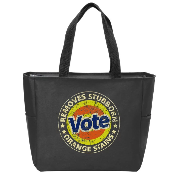 Antitrump Vote Detergent Funny Zip Tote Bag