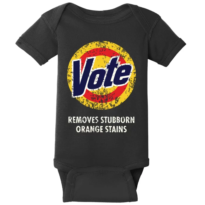 Antitrump Vote Detergent Funny Vintage Baby Bodysuit