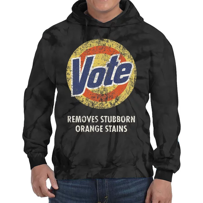 Antitrump Vote Detergent Tie Dye Hoodie