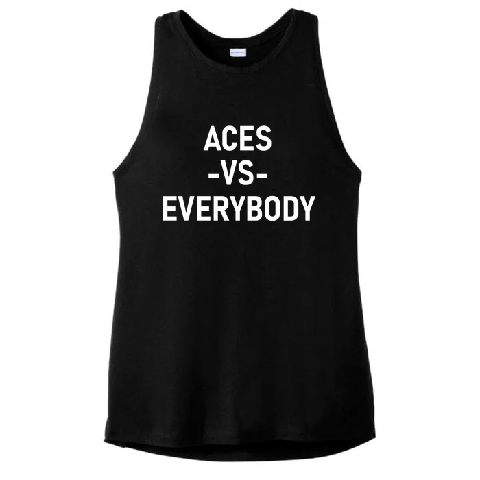 Aces Vs Everybody Ladies Tri-Blend Wicking Tank