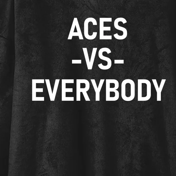 Aces Vs Everybody Hooded Wearable Blanket