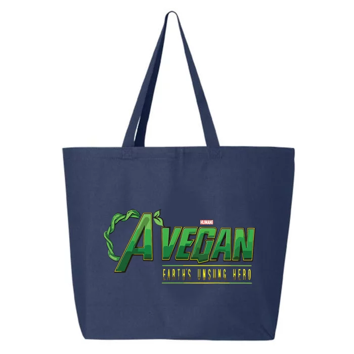 A Vegan Earths Unsung Hero Humane Tee For Men And Women 25L Jumbo Tote