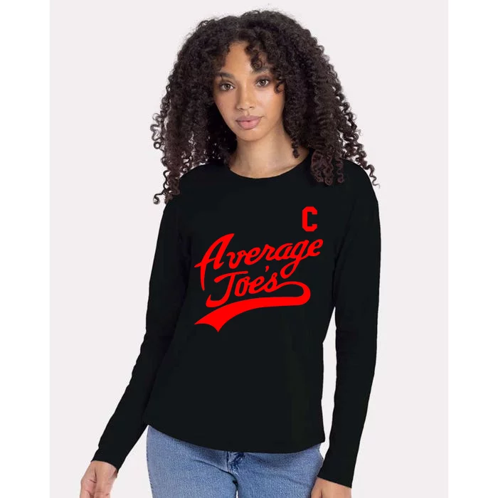 Average Joe's Gym Womens Cotton Relaxed Long Sleeve T-Shirt