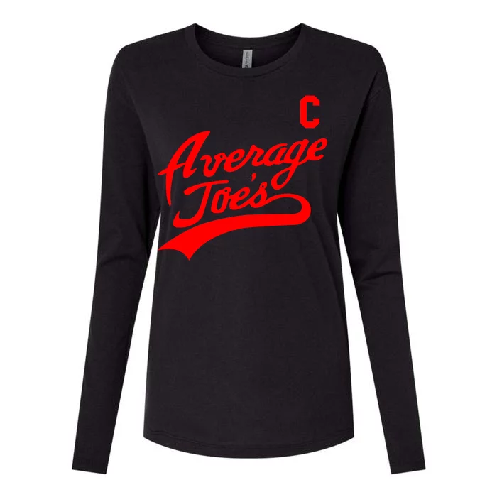 Average Joe's Gym Womens Cotton Relaxed Long Sleeve T-Shirt