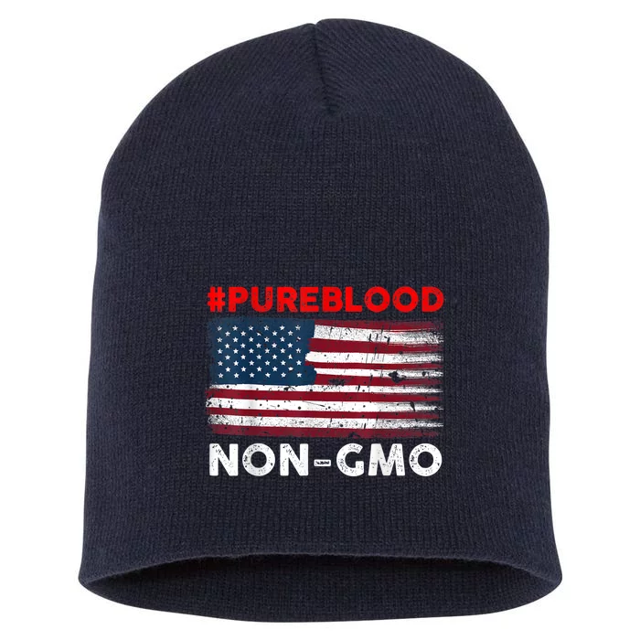 American Vintage Flag Pure Blood Non Gmo Short Acrylic Beanie