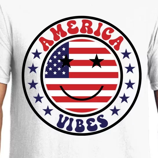 America Vibes Fourth Of July Pajama Set