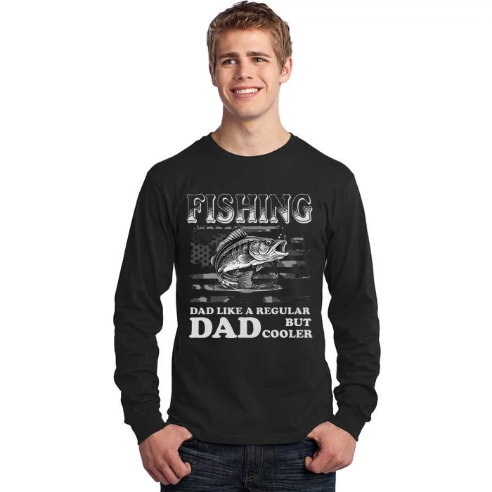 Apparel Vintage Fishing Dad Like A Regular Dad FatherS Day Tall Long Sleeve T-Shirt