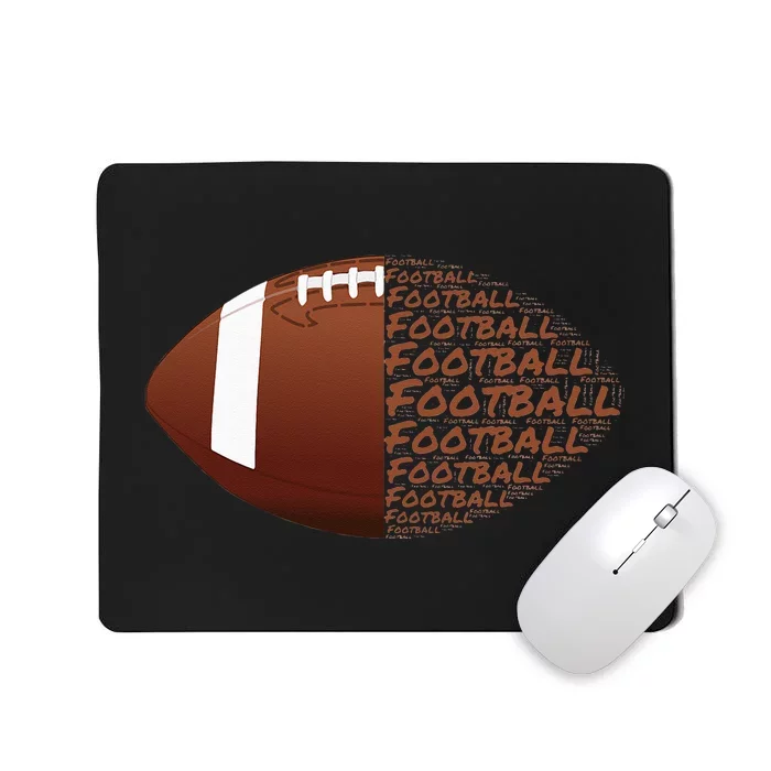 Awesome Vintage Football Quarterback Offensive Player Mousepad