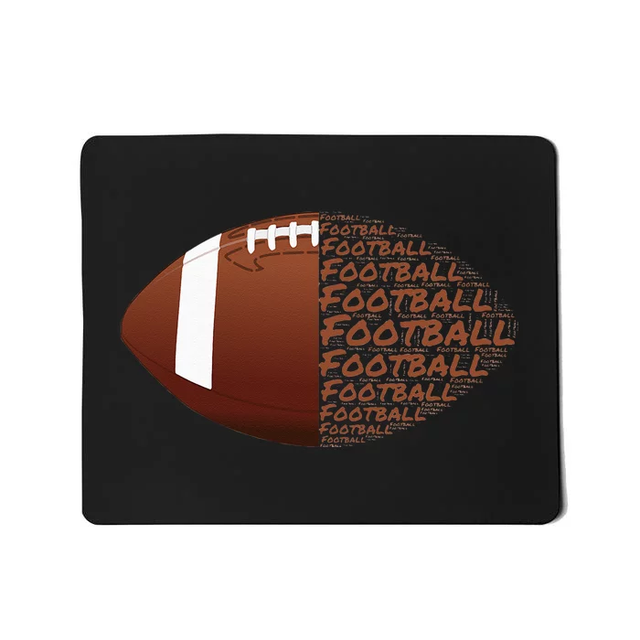 Awesome Vintage Football Quarterback Offensive Player Mousepad