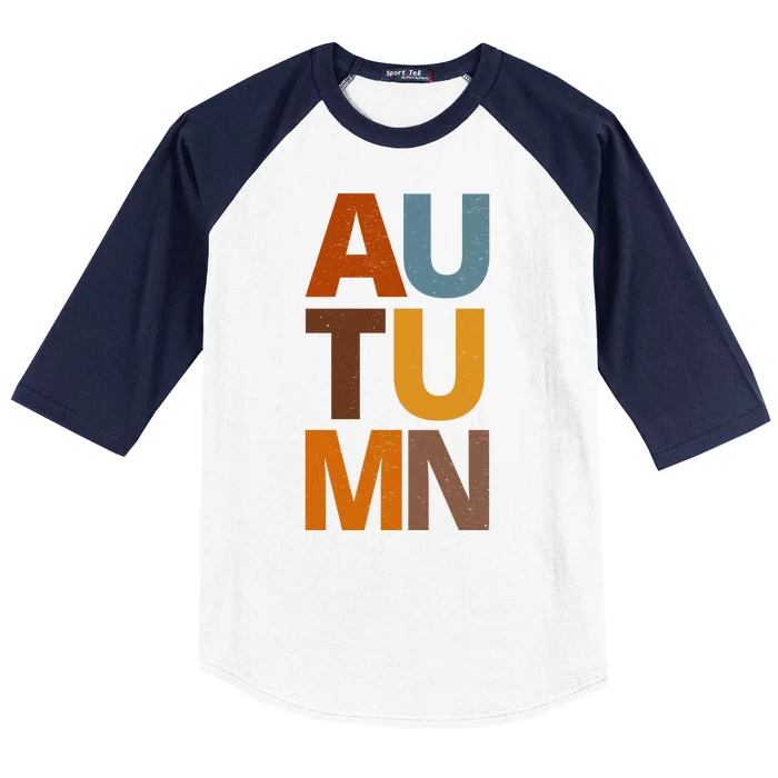 Autumn Vintage Fall Baseball Sleeve Shirt