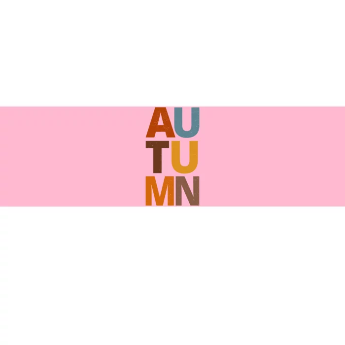 Autumn Vintage Fall Bumper Sticker