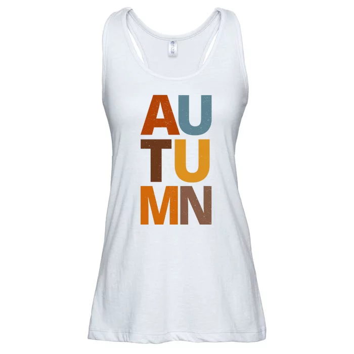 Autumn Vintage Fall Ladies Essential Flowy Tank