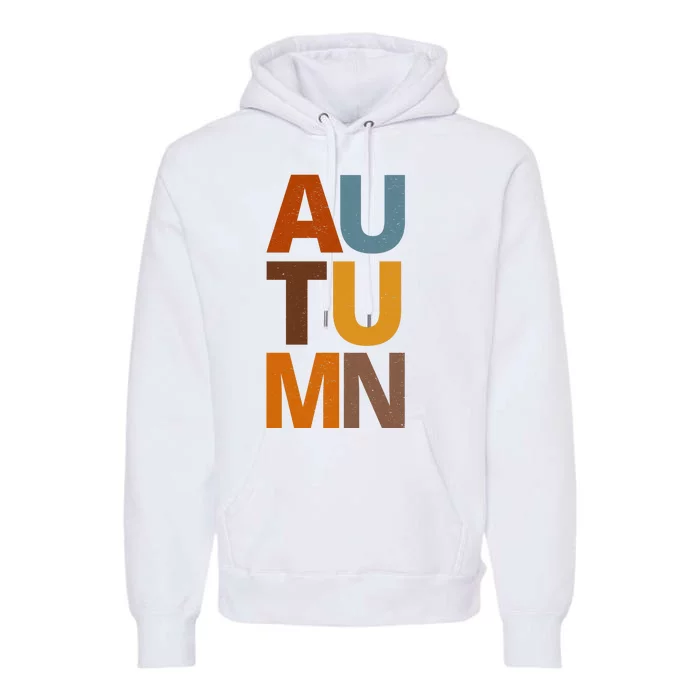 Autumn Vintage Fall Premium Hoodie