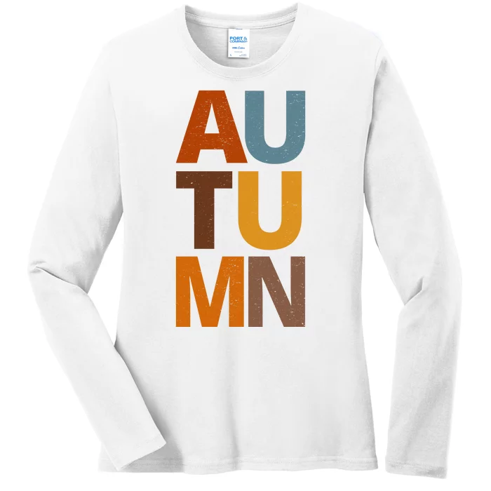 Autumn Vintage Fall Ladies Long Sleeve Shirt