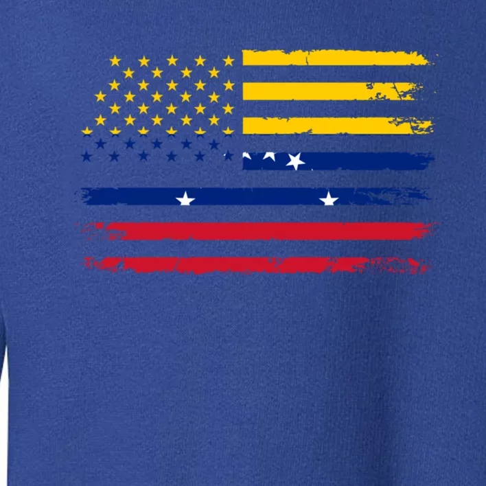 American Venezuela Flag Cute Gift Toddler Sweatshirt