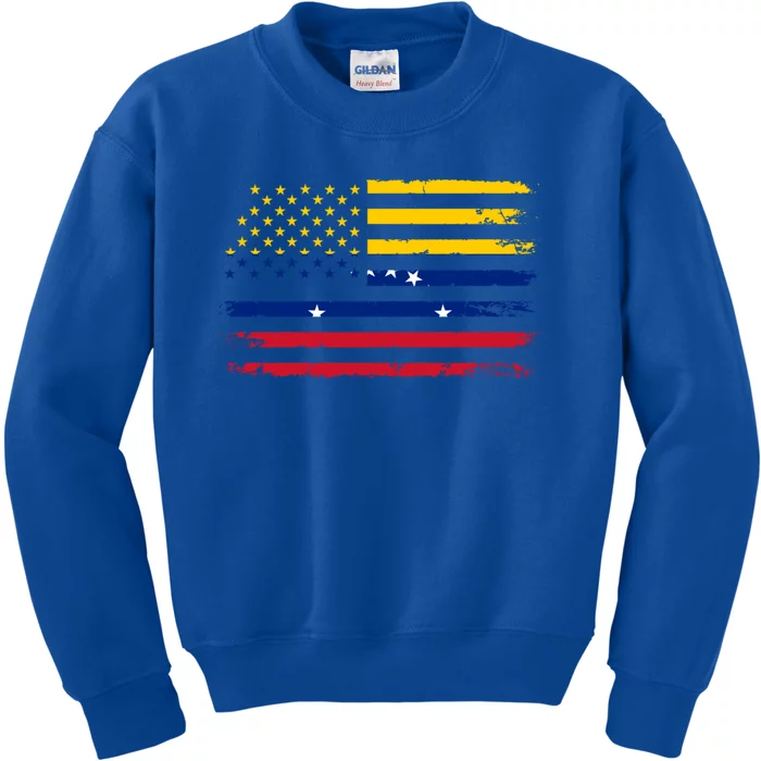 American Venezuela Flag Cute Gift Kids Sweatshirt