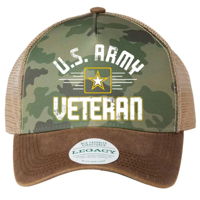 Army Veteran Flag Legacy Tie Dye Trucker Hat