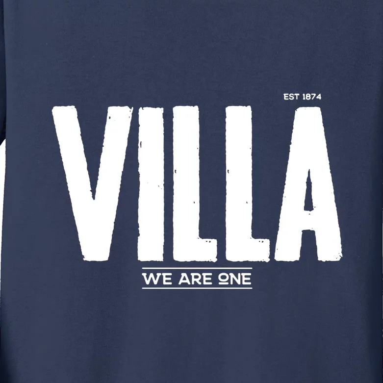 Aston Villa FC Kids Long Sleeve Shirt