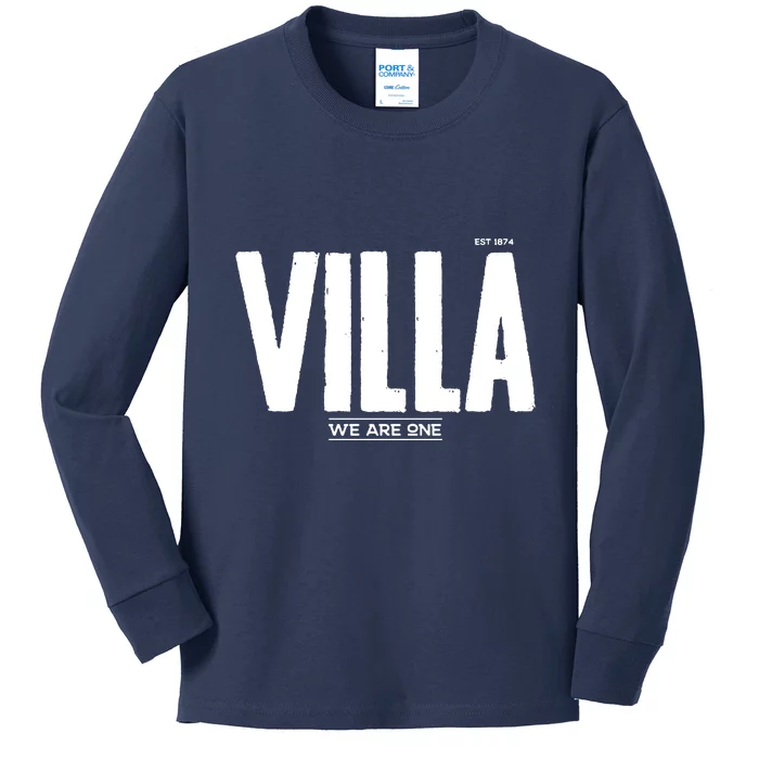 Aston Villa FC Kids Long Sleeve Shirt