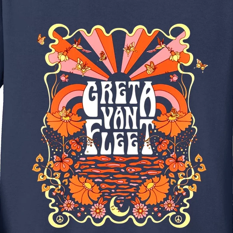 &Amp;&Gt;&Lt;Greta Van FleetGreat Greta Van FleetGreta Van FleetGreta Van Fle Kids Long Sleeve Shirt