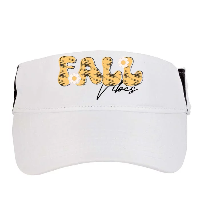 Autumn Vibes Graphic Illustration Adult Drive Performance Visor