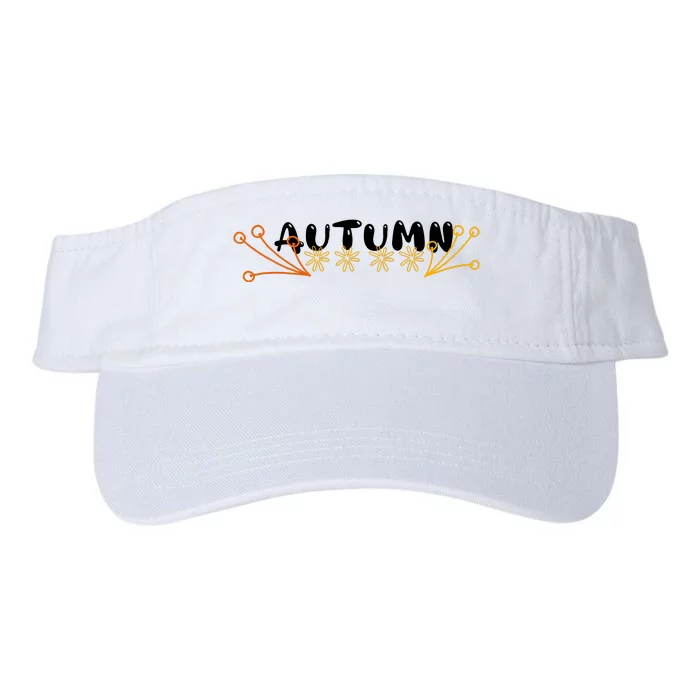 Autumn Vibes Graphic Valucap Bio-Washed Visor