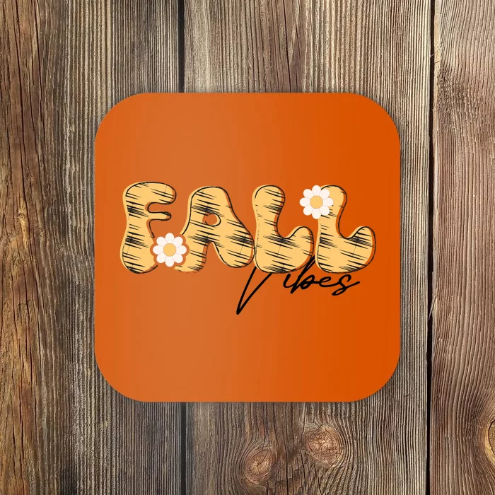 Autumn Vibes Graphic Coaster