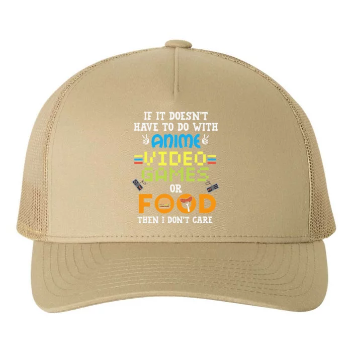 Anime Video Games Funny Food Yupoong Adult 5-Panel Trucker Hat