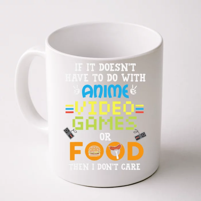 Anime Video Games Funny Food Front & Back Coffee Mug