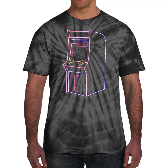 Arcade Video Gamer Game Machine Vintage 80S 90S Retro Tie-Dye T-Shirt