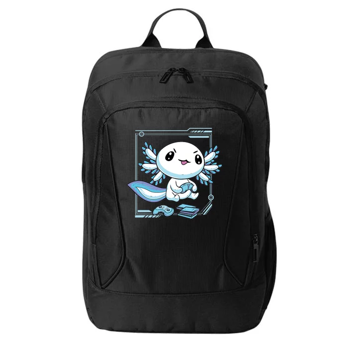 Axolotl Video Games Gamer City Backpack