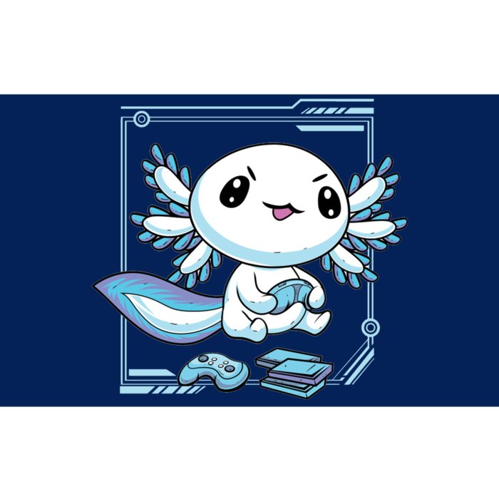 Axolotl Video Games Gamer Bumper Sticker