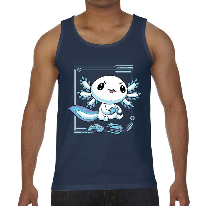 Axolotl Video Games Gamer Comfort Colors® Tank Top